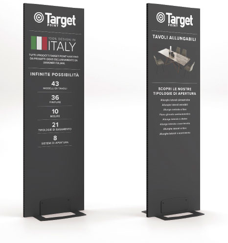 totem da terra comunicazione concept store target point